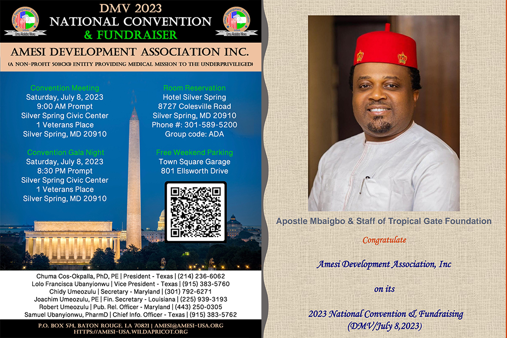 DMV 2023 NATIONAL CONVENTION & FUNDRAISER