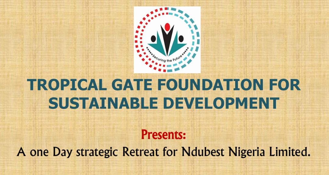 A one Day strategic Retreat for Ndubest Nigeria Limited.
